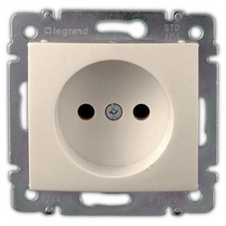 Розетка 1гн  с/п Valena слоновая кость (774316)