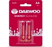 Батарейка Daewoo Energy Alkaline LR-6 BL-2 (2/20/480)  5029750
