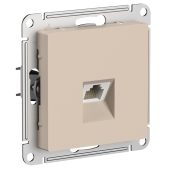 Механизм Розетка комп 1гн RJ45 с/п AtlasDesign Песочный ATN001283 (5/20)