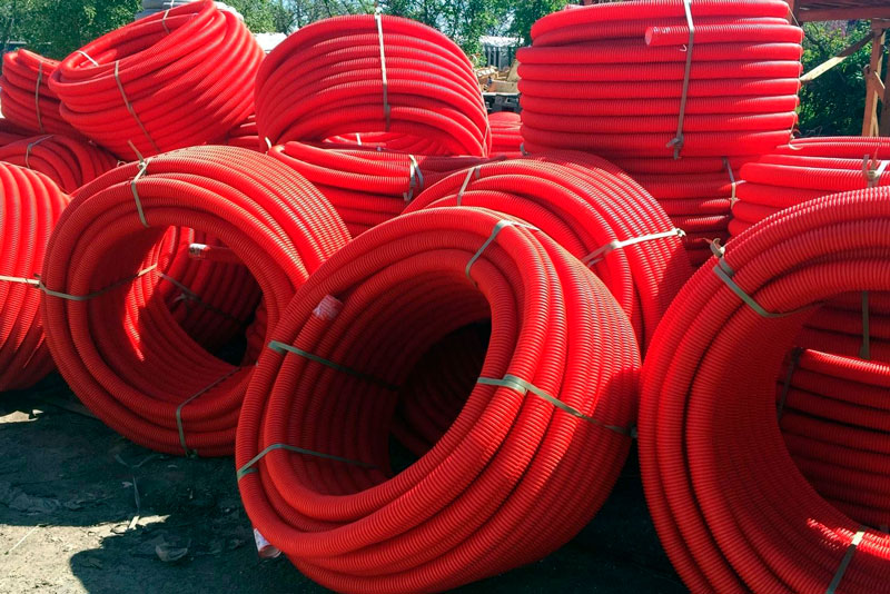 Выбор минимального диаметра гофрированных труб