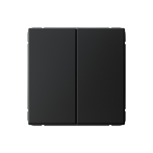 ARTGALLERY 2-клавишный ПЕРЕКЛЮЧАТЕЛЬ, сх.6/2, 10АХ, механизм, КАРБОН