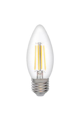 Лампа Jazzway LED C35  6w Е27 4000K PLED OMNI CL (5020542) прозр