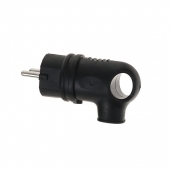 Вилка с кольцом каучук 2Р+РЕ 16А/IP44 Smartbuy (SBE-16-P08-R) (040762)