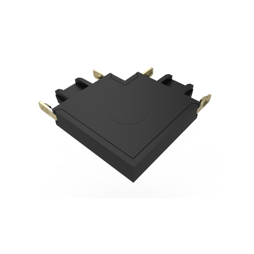 Шинопровод MTR16 CL-BL Коннектор черный L-обр. Jazzway