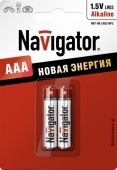 Батарейка Navigator 94750 NBT-NE-LR03-BP2 (20/100) (ЩЕЛОЧНЫЕ)