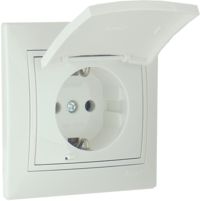 Розетка 1гн с крышкой 