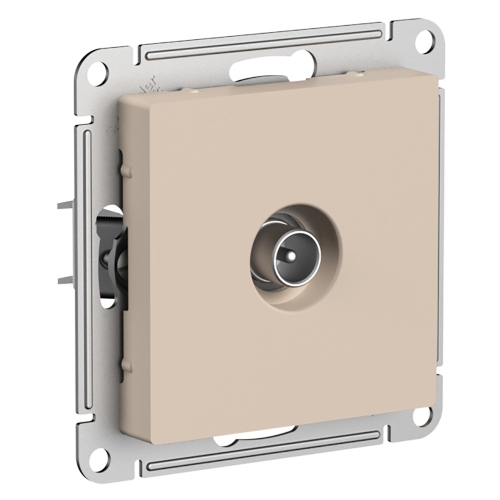 Механизм Розетка TV (коннектор) с/п AtlasDesign Песочный ATN001293 (5/20)