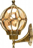 Светильник улично-сад 230В 60 Вт черн золото (вниз) (PL3701) (6) шар малый