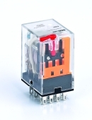 Реле промежуточное 4 контакта  с LED b TEST 3A 230AC