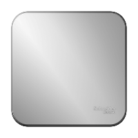 Выключатель 1кл Blanca о/п Алюминий 10А с изол. пл. BLNVA101013 (15/90)