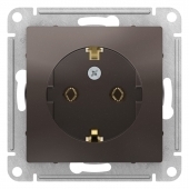 Механизм Розетка 1гн с/п С з/к Мокко AtlasDesign (20/160) ATN000643