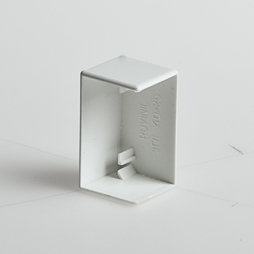 Заглушка 15х10 (белый) (20) РУВИНИЛ