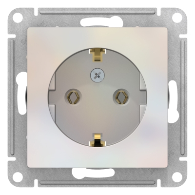 Механизм Розетка 1гн с/п С з/к Жемчуг AtlasDesign (10/60) ATN000443
