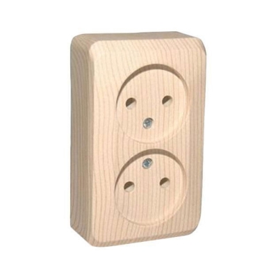 Розетка 2гн о/п 