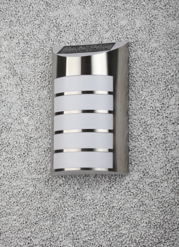 Светильник фасадный ERAFS024-40  Сталь, на солнечной батарее, 5LED, 17lm ЭРА