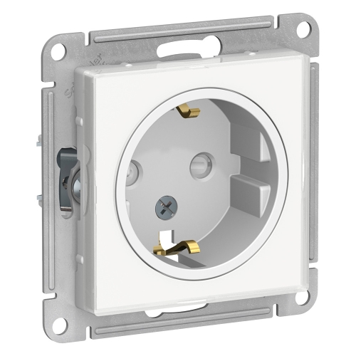 Механизм Розетка 1 гн с з/к  16А AtlasDesign Art (ATN200145)