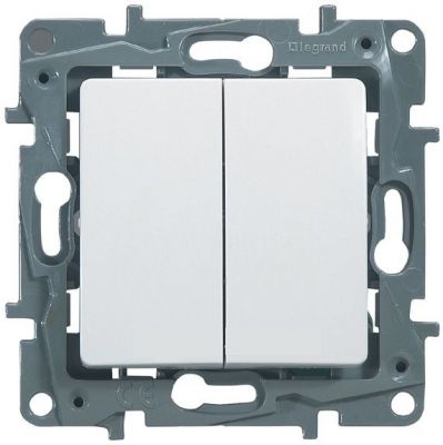 Механизм выкл 2 кл ETIKA белый (L672202)