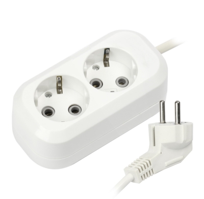 Удлинитель Smartbuy, 2 гн. 5 м 16А/3,5кВт с з/к ПВС 3х1,0