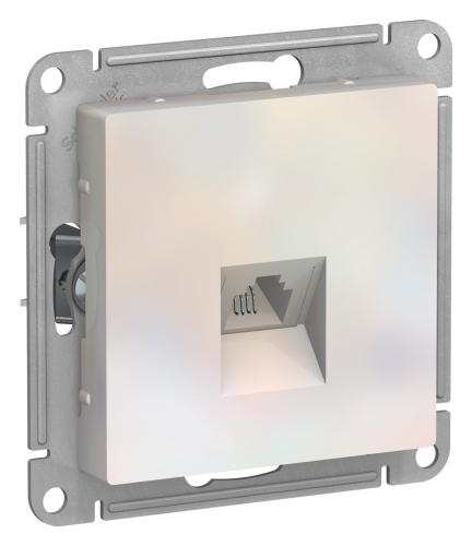 Механизм Розетка RJ11 с/п Жемчуг AtlasDesign (10/60) ATN000481