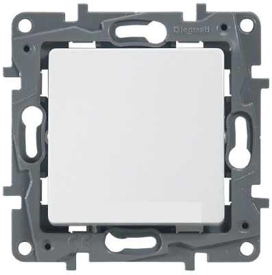 Механизм выкл 1 кл ETIKA белая  (L672201)