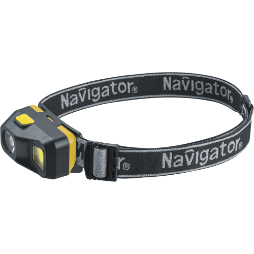 Фонарь налобный Navigator NPT-H39-ACCU XPE LEDx3Вт+COBx3Вт,5 реж, Li-ion 0.5 IPX4 (95553)