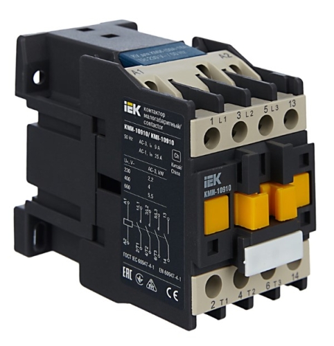Контактор КМИ-10910 9А 230В/АС3 1NO IEK