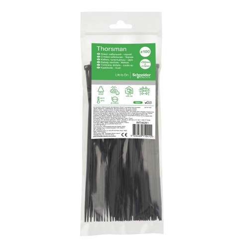 Хомут 3,6х200мм нейлон черный Schneider Electric (100шт)