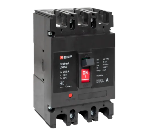 Автоматический выключатель ProPact 160А 250/160А 3P 25кА EKF