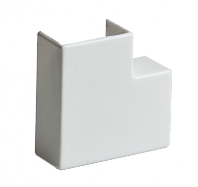 Поворот на 90 град. 15х10 (белый) (20) РУВИНИЛ