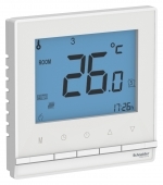 Термостат для теплого пола AtlasDesign белый с датчиком 16А с/п(ATN000138)