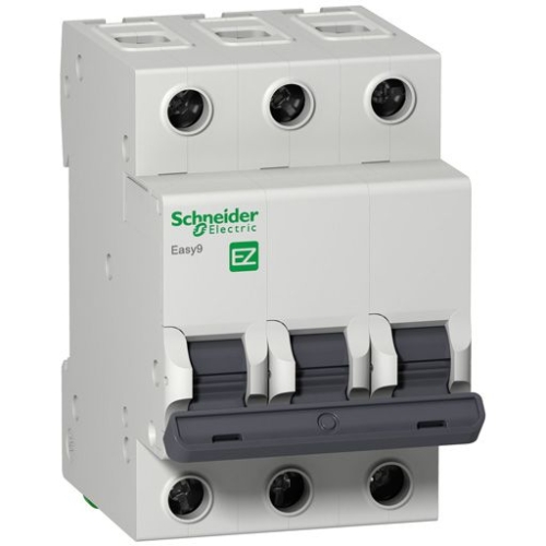 Авт выключатель EASY 9 3п 10А C 4.5kA 230B Schneider Electric EZ9F34310 (4/48)