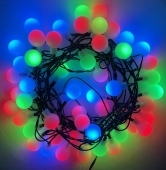 Гирлянда ЭРА ENIN-18BM  LED Нить Шарики d18мм, 5 м мультиколор, 220V