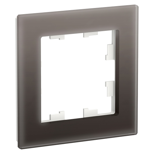 Рамка 1-ая AtlasDesign Nature Стекло-Мокко (универс) ATN320601