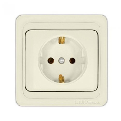 Розетка 1гн с з/к  с/п