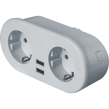 Умная розетка-разветвитель 2гн с з/к+ 2USB NSH-ST-02-WiFi 14556 NSH-ST-02-WiFi 14556