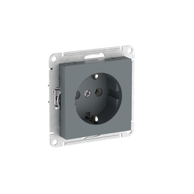 Механизм Розетка 1гн с/п С з/к AtlasDesign грифель САМОЗАЖИМ ATN000743S (10/60)