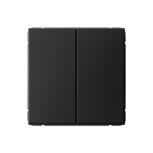 ARTGALLERY 2-клавишный ВЫКЛЮЧАТЕЛЬ, сх.5, 10АХ, механизм, КАРБОН