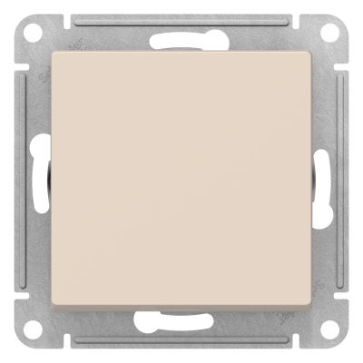 Механиз Выключатель 1-кл с/п Бежевый 10А AtlasDesign (20/160) ATN000211