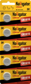 Батарейка Navigator 94779 NBT-CR1616-BP5 (100)