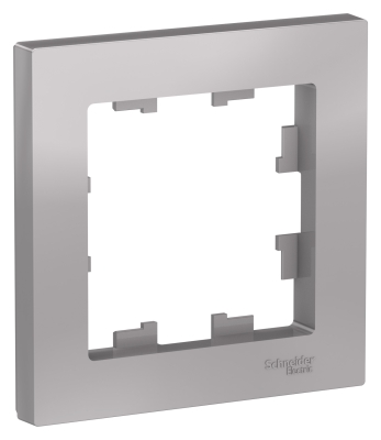 Рамка 1-ая AtlasDesign Алюминий (универс)(ATN000301)