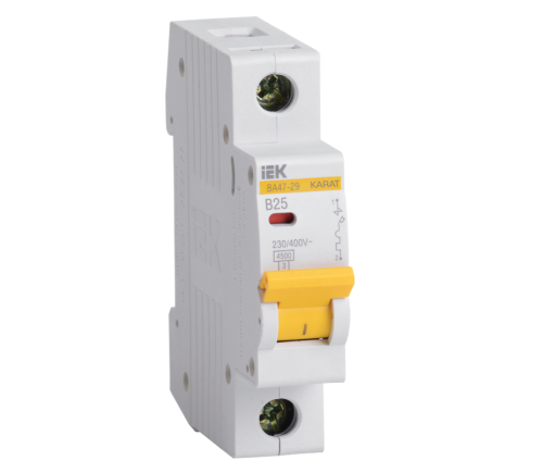 KARAT Авт. выкл. ВА47-29 1P B 25А 4,5кА IEK