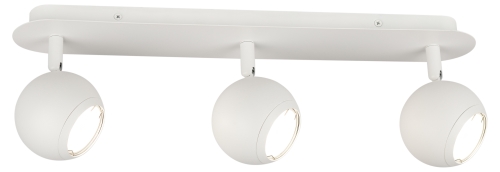 Светильник GU10  металл белый накладной ЭРА OL36-3 WH MR16 GU10 IP20 (694213)