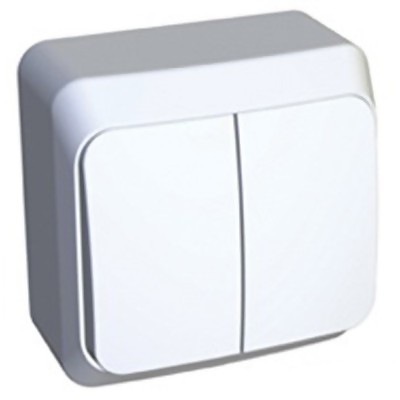 Выключатель 2кл свет  о/п 