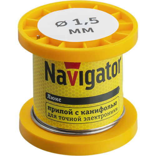 Припой Navigator NEM-Pos02-61К-1.5-К50 (ПОС-61, катушка 1,5 мм, 50гр) 93077