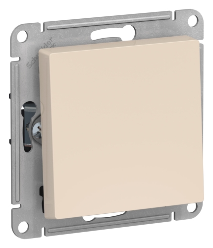 Механизм Выключатель AtlasDesign Бежевый 1-кл с/п Проходн. перекрест.10А (20/160)ATN000271