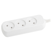 Колодка для удлинителя  ЭРА 3 гн. б/з (20)