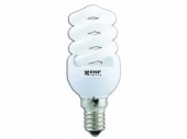 Лампа энергосберегающая FS 15W 4000K E14 EKF   10000ч (10/50)