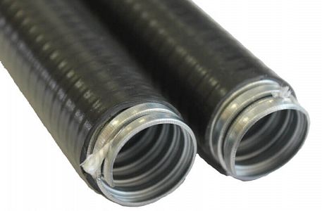 Металлорукав НГ в изоляции черный 20 мм МОРОЗОСТОЙКИЙ БЕЗ ТРОСА (50м) ЗЭТАРУС