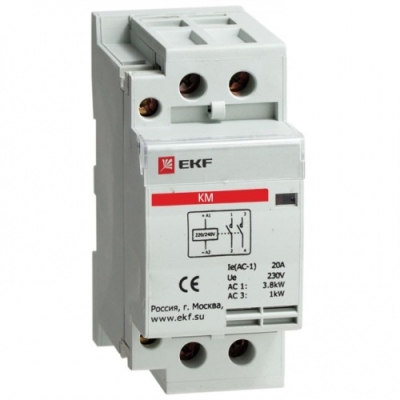 Контактор модульный КМ-50А 2NO (2 мод) EKF PROxima (3)