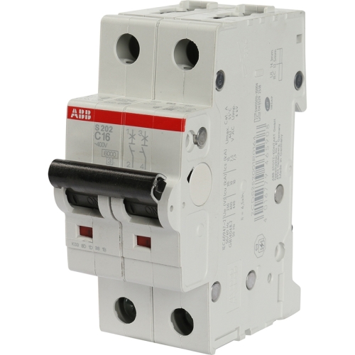 Авт выключатель S202 С 2п 16А ABB PRO